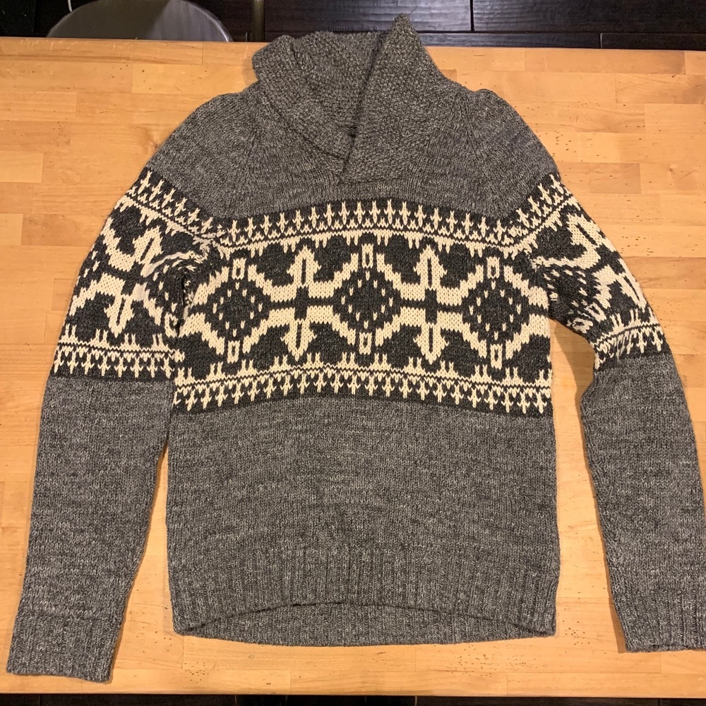 Lucky Brand Men's Shawl Pullover Sweater Size Med